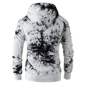 Wholesale Custom Made Winter <b>Hoodies</b> Digital Tie Dye 100% Cotton Fleece Eco-friendly High Quality Design Your Own Men's Hoodie - Product Image 2