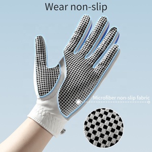 Guantes de golf transfronterizos de gran venta Guantes de práctica de cuero antideslizantes para mano izquierda y derecha para hombres y mujeres Resistentes al desgaste - Product Image 3