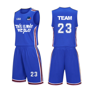 Camiseta de baloncesto Reversible profesional personalizada, conjuntos de uniformes de malla transpirable de secado rápido para hombre, ropa de baloncesto personalizada de talla grande - Product Image 3