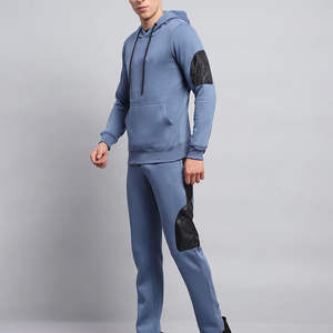 Conjunto Deportivo de Dos Piezas de Alta Calidad, Sudadera Lisa con Capucha, 100% Algodón de Felpa, Talla Grande, Personalizable, para Hombre - Product Image 2