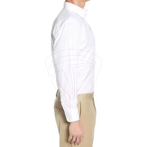 Camisas formales para hombre Manga larga Slim Fit Estilo profesional Material transpirable Servicio OEM disponible - Product Image 2