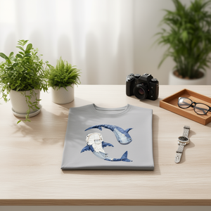 T-Shirt Unisex 210GSM 100% Cotone Stile Casual con Stampa Serigrafica Personalizzata di Rose, Peso Tessuto 250 GSM, Taglia 2XL, Logo Frontale - Product Image 3