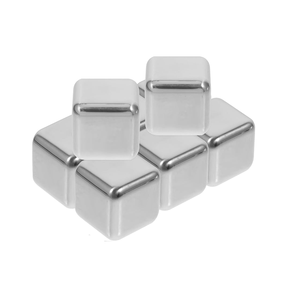 Gran Venta de cubitos de hielo de acero inoxidable, barra de whisky, suministros creativos, Bar, fiesta, cena, piedra escalofriante, cubitos de hielo de Metal - Product Image 5