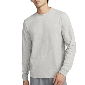 เสื้อยืดสีทึบน้ำหนักเบาสำหรับผู้ชายผ้าฝ้าย100% สีกำหนดเองได้สำหรับฤดูร้อน - Product Image 1