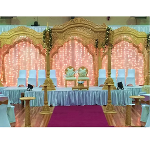 Premium Wooden Carved <b>Wedding</b> Mandaps New Designer Peacock Base <b>Wedding</b> Wooden Mandaps Indian Indoor <b>Wedding</b> Mayura Mandap USA - Product Image 1