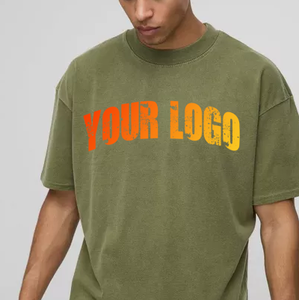 Camisetas Hombres 100% Camiseta de algodón Casual Diseño personalizado Impreso Venta al por mayor Hip Hop Camiseta - Product Image 2