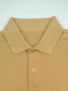 Camisetas Polo de Verano para Hombre, a la Moda, 100% Algodón, Transpirables, de Corte Holgado, con Logotipo Personalizado Impreso, Estilo Tejido Sólido - Product Image 4