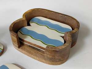 Posavasos de madera de lujo clásico vintage-Accesorio de cocina ecológico duradero a un precio razonable - Product Image 4