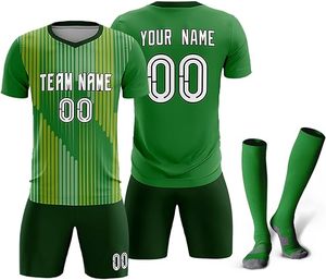 Premium Quality Unisex Soccer Jersey Football Wear Set Custom Sublimation Uniform Breathable Team Kits for Clubs - Product Image 6