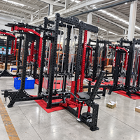 BN Appareil de musculation multifonction à colonne unique avec pile de poids pour lat pulldown, low row, face pull et entraînement complet du corps