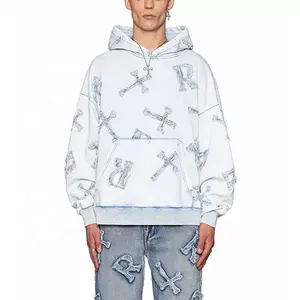 Sweats à capuche pulls en coton ou en polyester avec logo et motifs personnalisés avec impression numérique Sweats à capuche et sweatshirts pour hommes de grande taille
