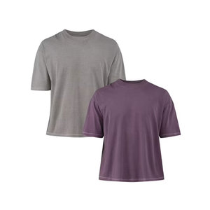 Camiseta Corta Unisex de Moda, 100% Algodón Orgánico de la Mejor Calidad, Corte Cuadrado, Cuello Redondo, Manga Regular, Informal - Product Image 1