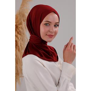 ฮิญาบสำหรับผู้หญิงผ้าพันคอทรายพร้อมทำสีขาว - Product Image 2