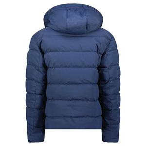Veste à capuche matelassée avec fermeture éclair coupe moderne et poignets élastiques Veste d'extérieur légère et chaude avec logo personnalisé - Product Image 2