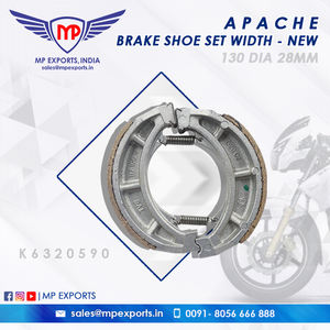 HIGH QUALITY <b>INDIAN</b> PRODUCT of BRAKE <b>SHOE</b> SET 130 DIA 28MM WIDTH NEW TVS APACHE TWO WHEELER SPARE PARTS AVAILABLE - Product Image 2