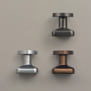 Goo-Ki MODERN DARK <strong>BROWN</strong> HIDDEN <strong>DOOR</strong> LOCK SQUARE ZINC ALLOY DESIGNER <strong>DOOR</strong> <strong>KNOB</strong> 2023 HANDLE - Product Image 5