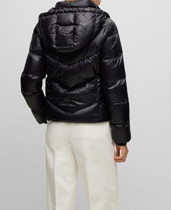 Veste matelassée d'hiver tendance, nouvelle arrivée, vente chaude, services de fabrication OEM, couleur tendance rouge foncé, respirante, imperméable, personnalisable - Product Image 5