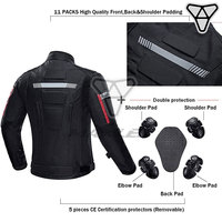 Blouson de moto respirant pour homme, idéal pour l'été, avec protection, accessoires de moto, faible MOQ