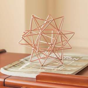 Décoration intérieure, décorations de maison en métal d'accent pour l'étude, la chambre à coucher, la cuisine, le bureau, l'étagère, la table d'appoint - Product Image 3