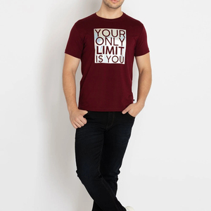 Camiseta de Hombre con Estampado Personalizado, Diseño Elegante, Tela de Algodón Premium, Suave al Tacto, Duradera, Ajuste Cómodo, Alta Calidad - Product Image 1