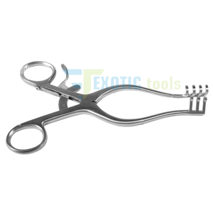 Professional <b>Surgical</b> Retractors Vascular Retractor Skin Separator | Self Retaining Weitlaner Retractor with Blunt Prongs - Product Image 2