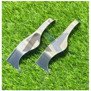 Navaja de Afeitar Curva Estilo Dominicano OEM, de Acero Inoxidable, Ligera, No Recta, con Cuchilla Reemplazable - Product Image 4