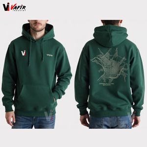 Sudadera con Capucha VAFIR de Invierno, Estilo Vintage, Talla Grande, de Forro Polar, Unisex, Colores y Logotipo Personalizables, Secado Rápido y Transpirable - Product Image 4