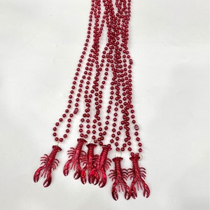 Collier de perles de 48 pouces avec 4 crevettes de 6,5 pouces, idéal pour les fêtes de Mardi Gras, les fêtes de Noël et les événements culinaires festifs - Product Image 6
