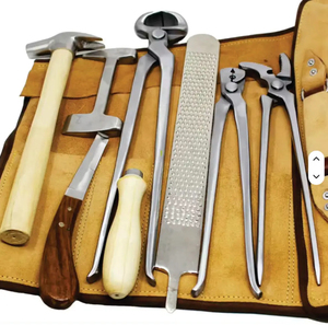 Kit d'outils de ferrage sur mesure OEM pour chevaux, ensemble d'outils pour le ferrage et la soin des sabots à usage professionnel - Product Image 3