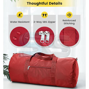 กระเป๋าทรงดัฟเฟิลแบบสั่งทำโลโก้ได้กระเป๋ากันน้ำกระเป๋าไปยิมเดินทางกระเป๋าผ้าใบความจุขนาดใหญ่สำหรับกลางแจ้งกีฬาและฟิตเนส - Product Image 6