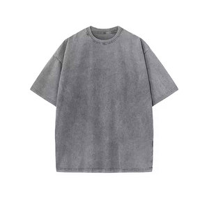 Último diseño, ropa de verano de media manga para hombre, camiseta Polo de lavado ácido de alta calidad con estampado de soplo, diseño en blanco OEM ODM - Product Image 4