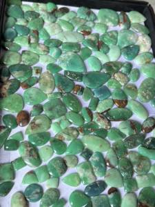 Lote al por mayor de piedras preciosas sueltas naturales de grado AAA de alta calidad cabujones de crisoprasa verde - Product Image 2