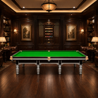 Tables de billard russes de luxe avec dalles d'ardoise de 45 mm d'épaisseur, accessoires complets de haute qualité, 10 pieds/12 pieds