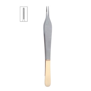 Pinces Adson de précision à dents en acier inoxydable – Instruments médicaux professionnels – Pinces Adson à pouce - Product Image 1