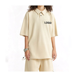 Conjunto de Polo y pantalones cortos deportivos de dos piezas informales de verano para hombre, color sólido, manga corta, ajuste holgado, opción de talla grande - Product Image 6