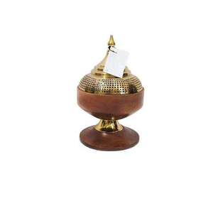 Difusor de Bakhoor Árabe Tradicional de Madera de Sándalo y Resina, en Oferta, Disponible en Stock - Product Image 2