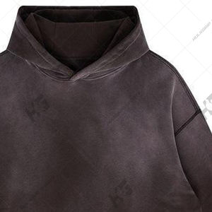 เสื้อสวมหัวมีฮู้ดโอเวอร์ไซส์ผ้าฝ้ายลำลองกระเป๋าจิงโจ้มีเชือกรูดสำหรับผู้ชาย/ผู้หญิง - Product Image 5