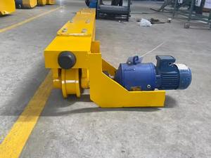 Carro de extremo de bloque en L de rendimiento superior, carro de 50 toneladas, exportador de fábrica OEM para uso de grúa de una sola viga - Product Image 3