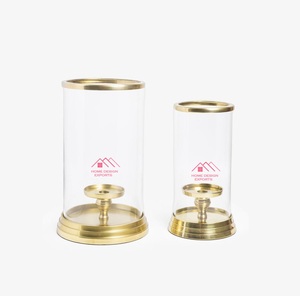 Hot Selling Glass and Metal <b>Candle</b> Holder Attentive Design Metal <b>Candle</b> Stand with <b>Votive</b> for Christmas Decor Use - Product Image 1
