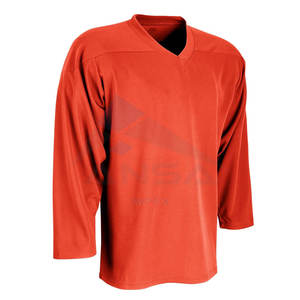 Jersey de Hockey Profesional para Hombre, Transpirable, de Poliéster, Malla Birdseye, Cuello en V, Diseño de Yugo Redondo, Mangas Anchas de Hockey - Product Image 4