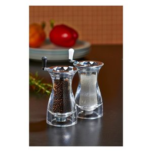 PESARO URBINO 911S Molinillo de Sal Transparente 17.5cm Bisetti - Product Image 3