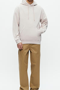 À la demande 100% doux à séchage rapide 350Gsm coton pull à capuche blanc pour hommes avec manches complètes personnaliser Logo et impression numérique - Product Image 5