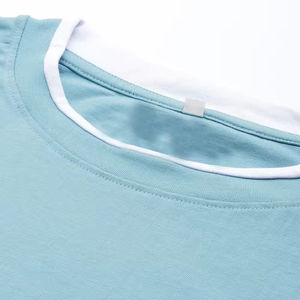 Sport <b>Raglan</b> Sleeve New Spring Fashion O-Neck Loose Fit Men's T-Shirt Blank Worsted 100% Cotton Breathable Eco-Friendly - Product Image 6