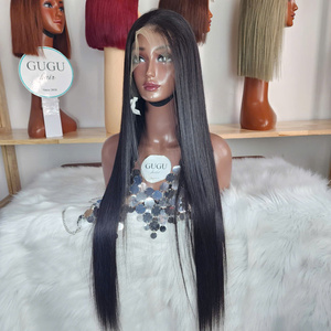 32 pouces 100% brut vietnamien couleur naturelle os droite perruques de cheveux humains Double dessiné longue longueur Vietnam vendeur - Product Image 2