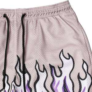 Pantalones cortos de cintura elástica para hombre, ropa de gimnasio de algodón transpirable de fábrica OEM, venta al por mayor, Etiqueta Privada, ropa informal de ajuste relajado personalizado - Product Image 3