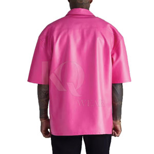 เสื้อเชิ้ตหนังถักแบบเรียบง่ายสำหรับผู้ชาย ทรงเข้ารูป ติดกระดุม น้ำหนักเบา แห้งเร็ว มีสไตล์ ลำลอง เหมาะกับการแต่งกายสมัยใหม่ - Product Image 3