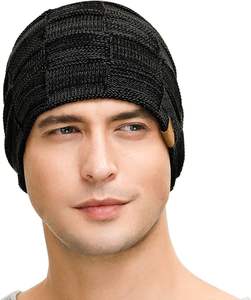 <b>Winter</b> Beanie <b>Hat</b> for Men Knitted <b>Hat</b> <b>Women</b> Thick Wool Neck Scarf Mask Bonnet <b>Hats</b> - Product Image 2