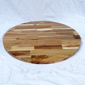 Durable 60cm <b>Round</b> <b>Table</b> <b>Top</b> 25mm Thick Acacia Wood Model MB014 - Product Image 3
