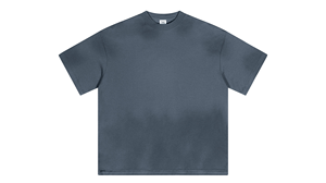 Conjunto de Dos Piezas para Hombre, Verano 2025, Estilo Lavado, Camisa de Manga Corta con Botones y Pantalones Cortos con Logotipo Frontal, Talla Grande, Estilo Urbano - Product Image 2