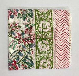 Vente en gros de sarongs paréo d'été de couleur organique imprimés en bloc à la main, teinture végétale naturelle; châles traditionnels en tissu faits à la main - Product Image 5